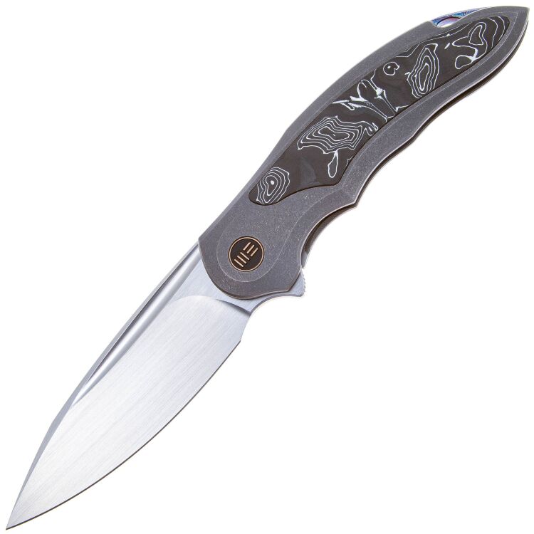 Нож WE Knife Makani rubbed satin сталь CPM-20CV рукоять Black Ti/Aluminium foil CF (WE21048B-2)