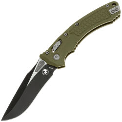 Нож Microtech Amphibian Ram-Lok black сталь M390MK рукоять Frag OD Green G10 (137RL-1FRGTOD)