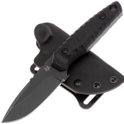 Нож FOX KS Top Shield stonewash сталь Niolox рукоять Black G10 (FX-627 G10B)