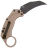Нож Reate EXO-K black PVD сталь N690 рукоять Tan Aluminium