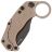 Нож Reate EXO-K black PVD сталь N690 рукоять Tan Aluminium