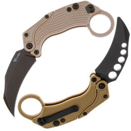 Нож Reate EXO-K black PVD сталь N690 рукоять Tan Aluminium