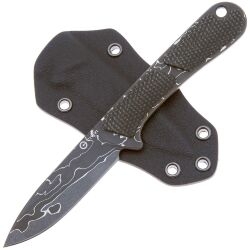 Нож CIVIVI Mini Elementum Fixed сталь Damascus рукоять Dark Green Canvas Micarta (C23010-DS1)