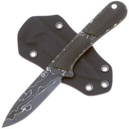 Нож CIVIVI Mini Elementum Fixed сталь Damascus рукоять Dark Green Canvas Micarta (C23010-DS1)