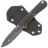 Нож CIVIVI Mini Elementum Fixed сталь Damascus рукоять Dark Green Canvas Micarta (C23010-DS1)
