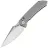 Нож Kansept Fenrir Crossbar Lock satin сталь S35VN рукоять Frag Gray Titanium