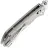 Нож Kansept Fenrir Crossbar Lock satin сталь S35VN рукоять Frag Gray Titanium