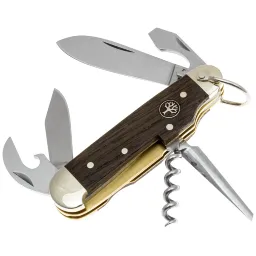 Нож Boker Camp Knife сталь 4034 рукоять Smoked Oak (110183)