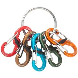 Брелок для ключей Nite Ize KeyRing Locker S-Biner Aluminum (KRGA-A1-R3)