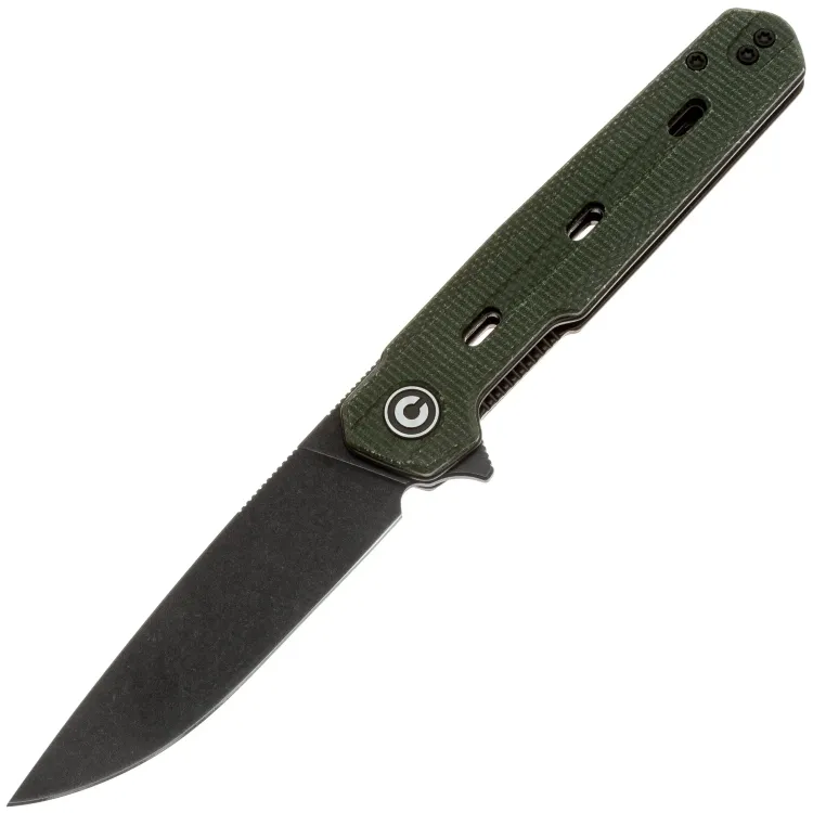 Нож CIVIVI Navo blackwash сталь Nitro-V рукоять Green Canvas Micarta (C25015A-2)