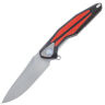 Нож Rike Knife Tulay сталь 154CM рукоять Black G10/Red Inlay
