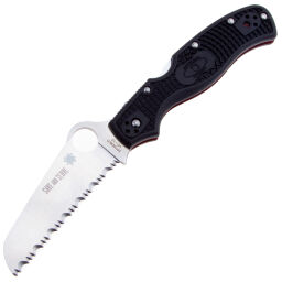 Нож Spyderco Rescue 3 Thin Red Line сталь VG-10 рукоять Black FRN (C14FSBKRD3) Нож Spyderco Rescue 3 Thin Red Line сталь VG-10 рукоять Black FRN (C14FSBKRD3)