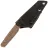 Нож Tenable Parr rose gold сталь 14C28N рукоять Brown Micarta