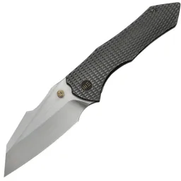 Нож WE Knife High-Fin XL satin сталь CPM-20CV рукоять Diamond Gray Ti Нож WE Knife High-Fin XL satin сталь CPM-20CV рукоять Diamond Gray Ti