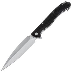 Нож Daggerr Vendetta DL stonewash сталь 8Cr14MoV рукоять Black FRN