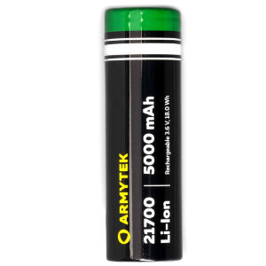 Аккумулятор Armytek 21700 Li-Ion 5000mAh без защиты (A03601)  (A03601)