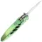 Нож Rike Knife Mini Cicada сталь Damasteel рукоять Green Ti