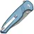 Нож Sencut Selkyris gray stonewash сталь D2 рукоять Blue Aluminum (S25068-3)