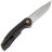 Нож Kansept Mini Accipiter satin сталь S35VN рукоять Black Titanium/Copper