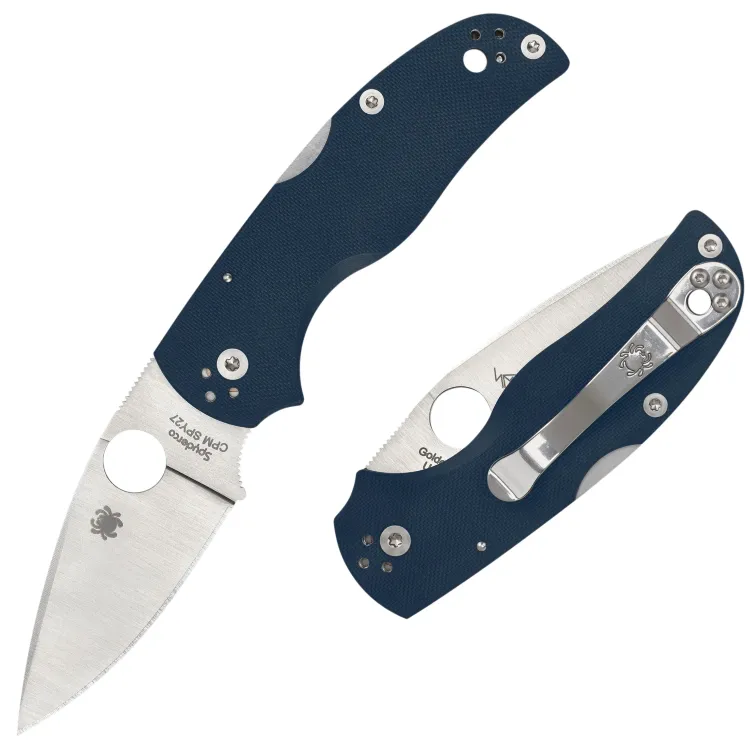 Нож Spyderco Native 5 сталь CPM-SPY27 рукоять Cobalt Blue G10 (C41GPCBL5)