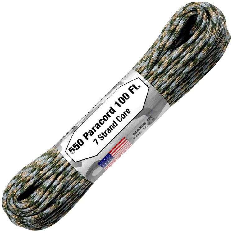 Паракорд Atwoodrope 550 Parachute Cord acu 30м