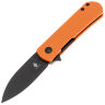 Нож Kizer Yorkie black сталь Nitro-V рукоять Orange G10