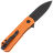 Нож Kizer Yorkie black сталь Nitro-V рукоять Orange G10