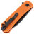 Нож Kizer Yorkie black сталь Nitro-V рукоять Orange G10