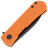 Нож Kizer Yorkie black сталь Nitro-V рукоять Orange G10