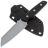 Нож Vosteed Mink Wharncliffe stonewash сталь Nitro-V рукоять Black Micarta