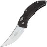 Нож Microtech Brachial Stonewash сталь M390 рукоять Black Aluminium (268A-10)