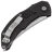 Нож Microtech Brachial Stonewash сталь M390 рукоять Black Aluminium (268A-10)