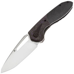 Нож Kansept Thoth satin сталь CPM-20CV рукоять Blackwash Ti/Purple Haze CF
