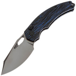 Нож Kunwu X-Padre DLC сталь Elmax рукоять Black/Blue G-mascus