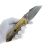 Нож WE Knife High-Fin XL polished gray сталь CPM-20CV рукоять Diamond Pattern Golden Ti (WE24010-3)