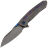 Нож Remette Kestrel DLC сталь S35VN рукоять Black Titanium/Timascus (RTPO-E)