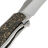 Нож TuoTown Lau Integral сталь Tmax рукоять Grey Crystal Ti/Chaotic Gold CF