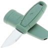 Нож Mora Eldris LightDuty сталь 12С27 рукоять Mint Green TPE (13855)