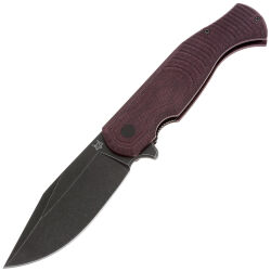 Нож Fox Eastwood Tiger Idroglider сталь S90V рукоять Burgundy Micarta (FX-524 MB)