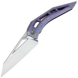 Нож TuoTown Xenos-2 bead blast сталь Tmax рукоять Purple Crystal Ti