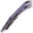 Нож TuoTown Xenos-2 bead blast сталь Tmax рукоять Purple Crystal Ti