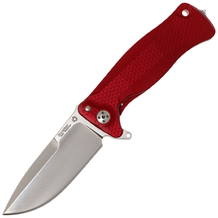 Нож Lion Steel SR-11 Satin cталь Sleipner рук. Red Aluminum (L/SR11A RS)