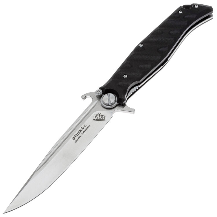 Нож НОКС Финка-С сталь D2 рукоять Black G10 (342-100406)