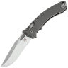 Нож Microtech Amphibian Ram-Lok stonewash сталь M390MK рукоять Natural Clear Fluted Aluminum