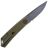 Нож Real Steel Luna Lite blackwash сталь D2 рукоять OD Green G10 (7039)