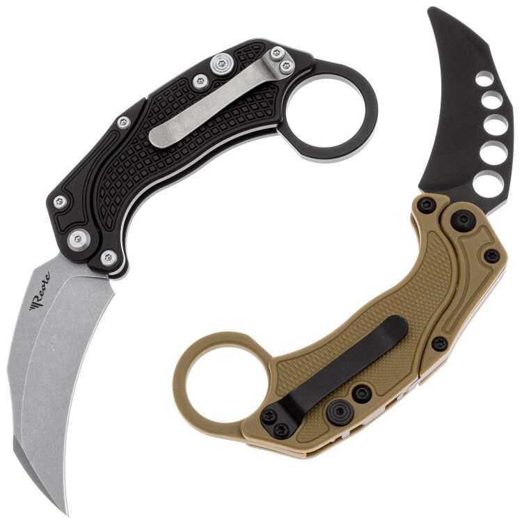 Нож Reate EXO-K stonewash сталь N690 рукоять Black Aluminium