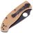 Нож Spyderco Tenacious LTW Black PS сталь 8Cr13MoV рукоять Tan FRN (C122PSTNBK)