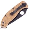 Нож Spyderco Tenacious LTW Black PS сталь 8Cr13MoV рукоять Tan FRN (C122PSTNBK)