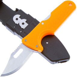 Нож Cold Steel Click N Cut сталь 420J2 рукоять Orange ABS (40AL)