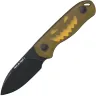 Нож Kizer Drop Bear Fix blackwash Halloween Edition сталь 14C28N рукоять Ultem